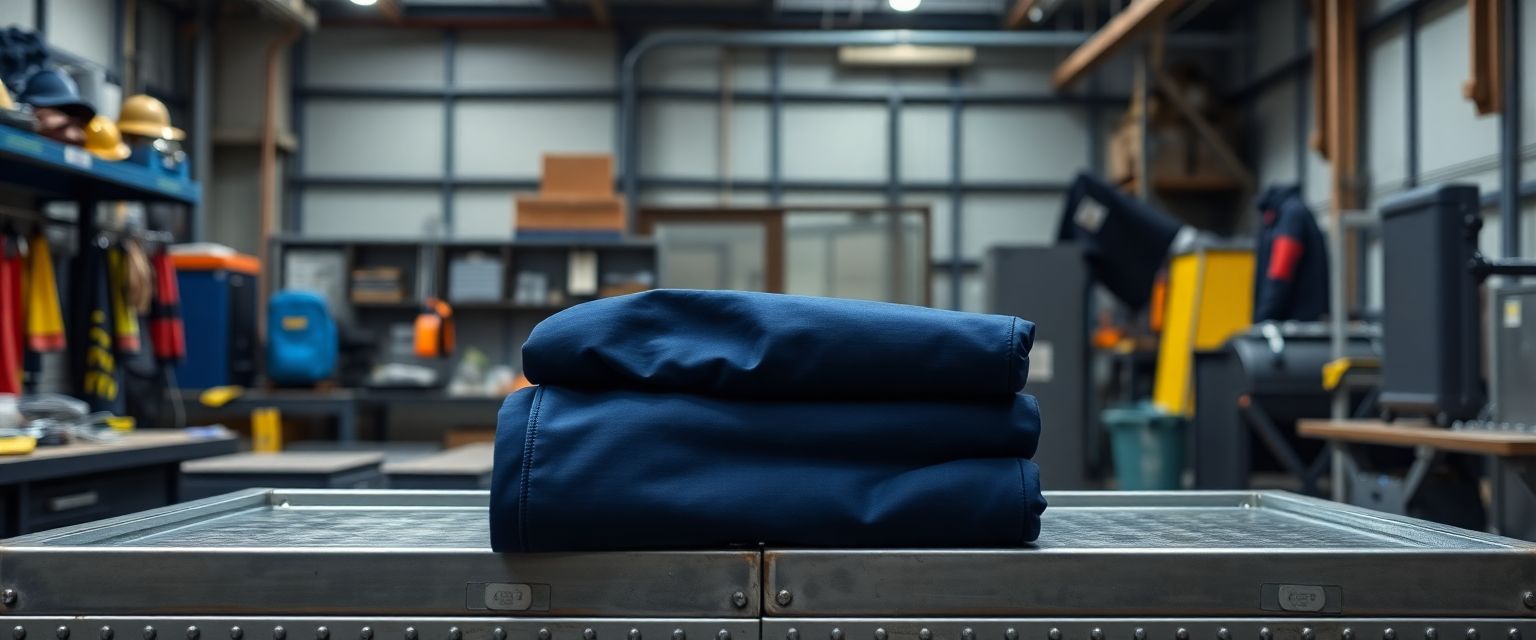 Pantalon de Gabardina Azul Marino