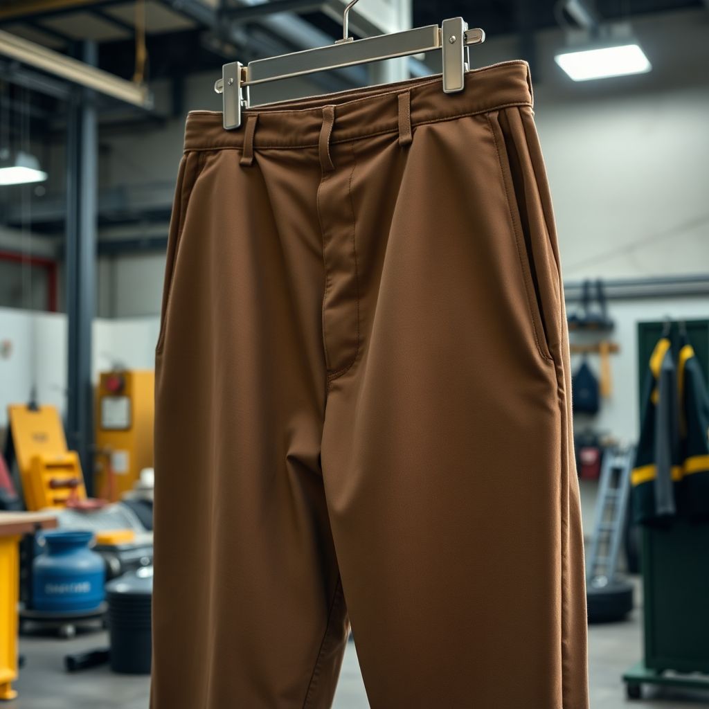 Pantalones de Gabardina Hombre