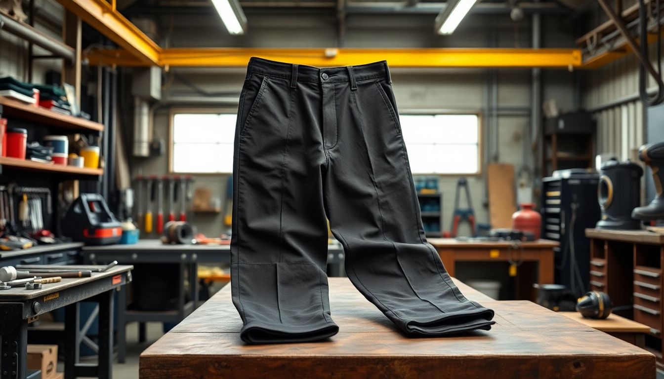 Pantalones de Gabardina Hombre